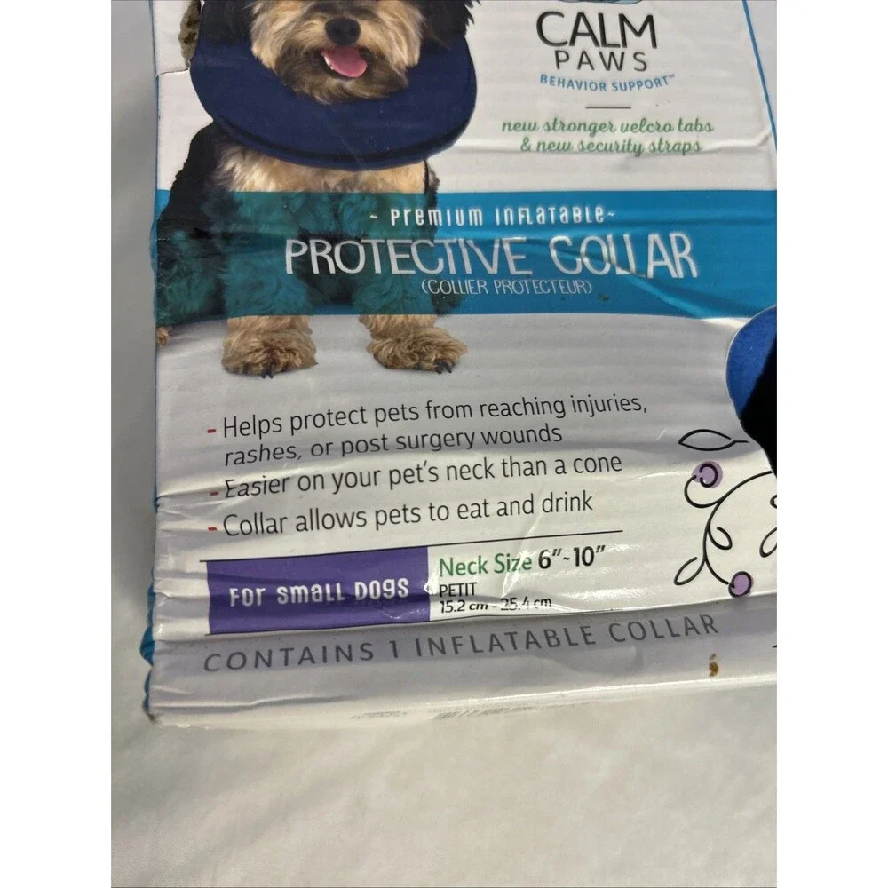 #8448 Genuine Calm Paws Caring Collar w/ Calming Disk for Small Dogs